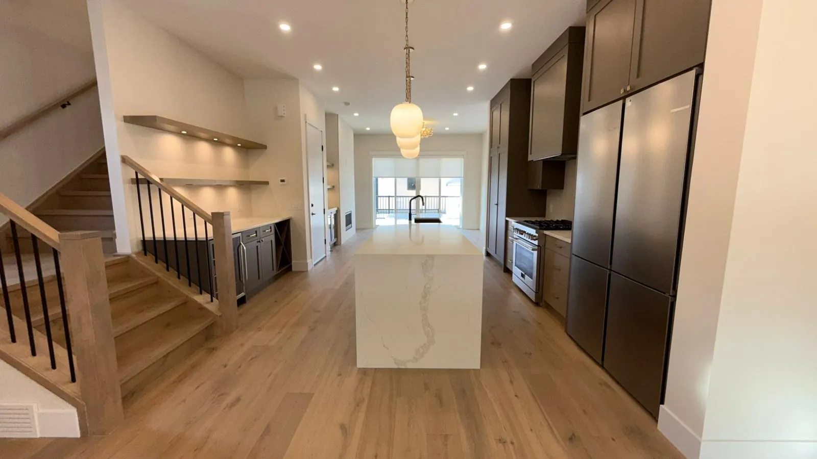 Feature view from the West Hillhurst Residence project